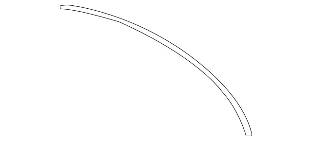 2516570098 - Body: Rear Panel Front Seal for Mercedes-Benz Image