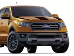 VKB3Z6320000A - : Black Cowl Hood Stripe Decal Kit for Ford Ranger for Ford: Ranger Image