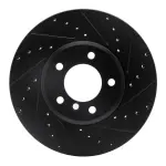 63331062R - : DFC Brake Rotor - Drilled and Slotted - Black for DYNAMIC FRICTION Image