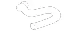 906501298264 - Cooling System: Upper Hose for Mercedes-Benz Image