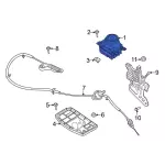 KR3Z7P155C - : Gear Shift Assembly for Ford Image