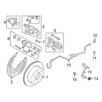MB3Z2C245B - : ABS Sensor O-Ring for Ford: Bronco Image