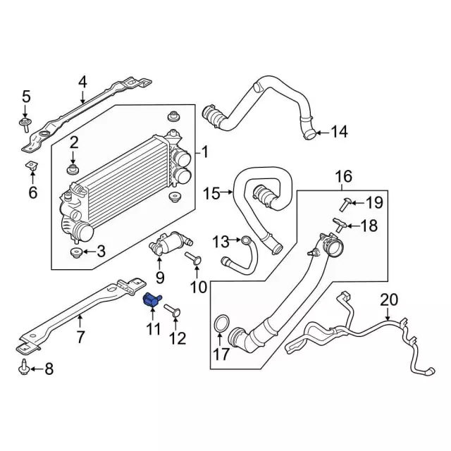 Valve - Ford (KL3Z-9U465-B)