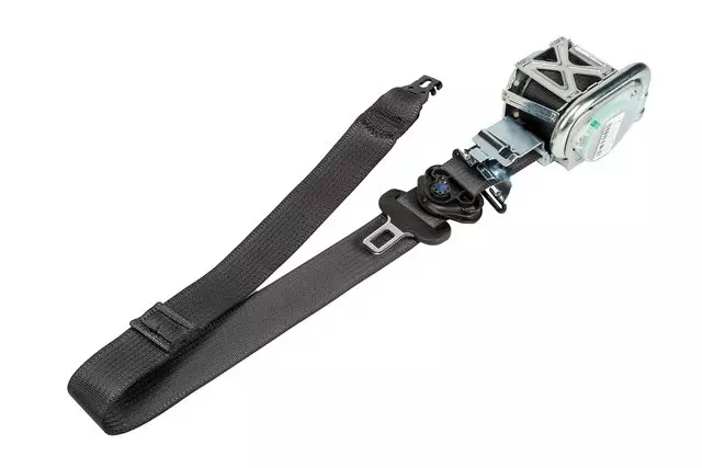 Ebony Driver Seat Belt with Retractor and Pre-Tensioner - GM (19257435)