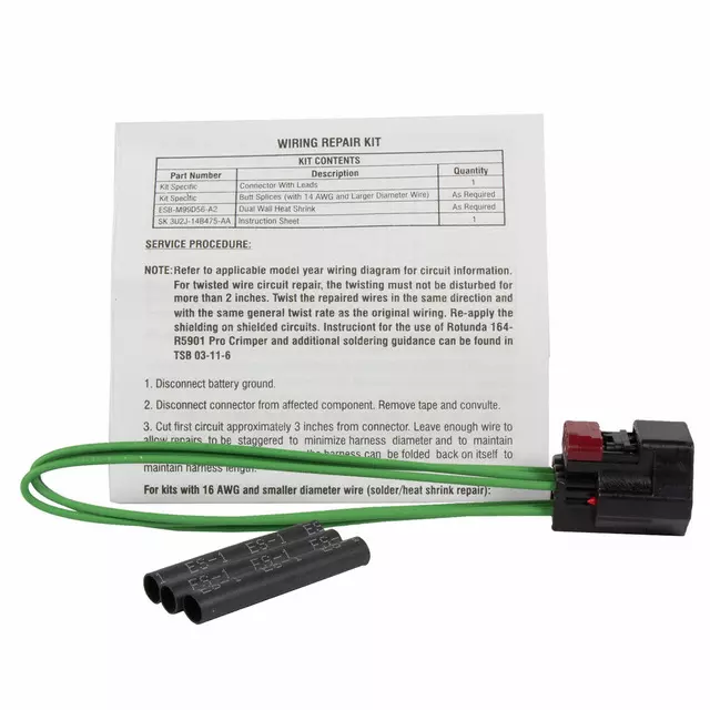 3U2Z14S411EXB - : Wire Assembly for FORD Image