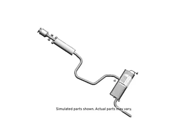 25908493 - Exhaust: Exhaust Muffler for Chevrolet: Malibu Image