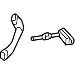 BB5Z7831458AC - Body: Handle for Ford: Explorer, Police Interceptor Utility Image