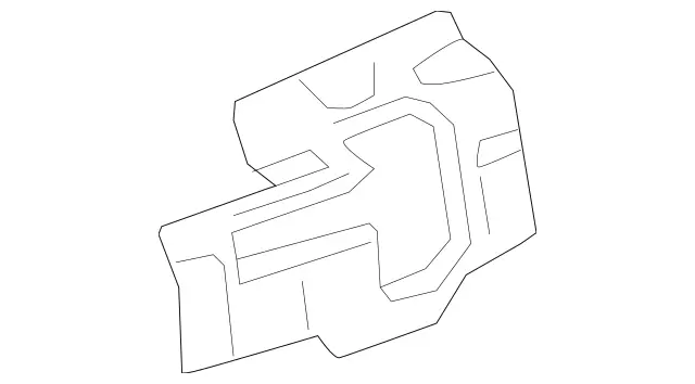 1666821200 - Exhaust System: Shielding for Mercedes-Benz: GL350, GL450, GL550, GL63 AMG, GLE300d, GLE350, GLE400, GLE63 AMG, GLS350d, GLS450, GLS550, ML250, ML350, ML400, ML550, ML63 AMG Image image