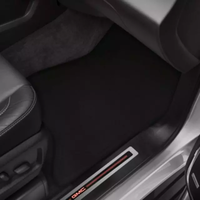 84350193 - Interior: Front Premium Carpeted Floor Mats - Jet Black for Chevrolet: Suburban, Suburban 3500 HD, Tahoe | GMC: Yukon, Yukon XL Image