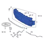LC3Z8200FA - : Grille Assembly for Ford Image