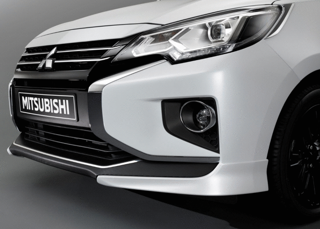 MZ331352 - Exterior: Front Under Grille Garnish Carbon Pattern for Mitsubishi Image