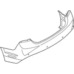 HP5Z17906SBPTM - Body: Bumper Cover for Lincoln: MKZ Image