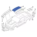 FR3Z6320000AAF - Body: Stripe Tape for Ford: Mustang Image