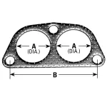 9286 - : Exhaust Pipe Flange Gasket for AP Exhaust Image