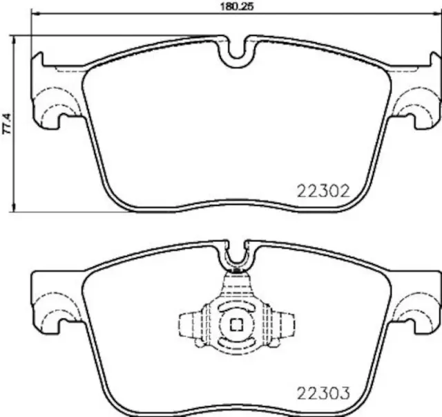 355024661 - Brakes &amp; Brake Parts: Disc Brake Pad Set for Hella Pagid Image