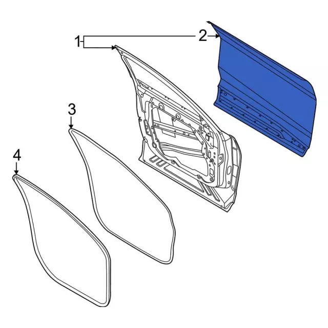 LJ8Z5820200A - Body: Outer Panel for Ford: Mustang Mach-E Image