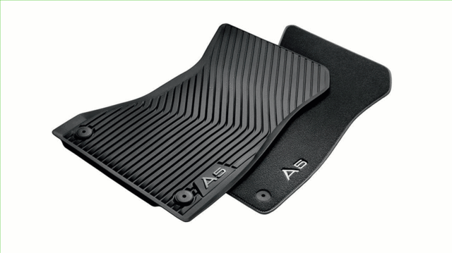 8W7061221041 - Interior: All-Weather Floor Mats - Front for Audi: A5 Quattro, A5 Sportback Image