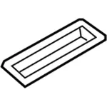 FL1Z7813530BB - : OEM NEW 15-17 Ford Lincoln Expedition Navigator SSV Utility Tray FL1Z-7813530-BB for Ford: Expedition | Lincoln: Navigator Image