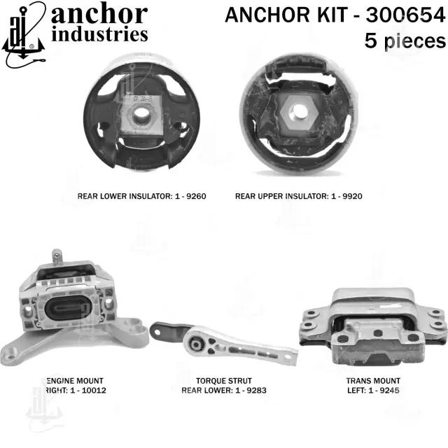 300654 - Engines &amp; Components: Anchor Engine Mount Kit for Anchor Image