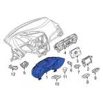 CM5Z10849CVB - Body: Instrument Cluster for Ford Image