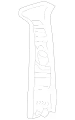 16369085258J21 - : Upper Center Pillar Trim for Mercedes-Benz Image