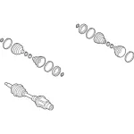 KB3Z3A428B - Front Drive Axle: Axle Assembly for Ford Image