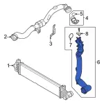 LX6Z6F073L - : Inter-Cooler Hose for Ford Image
