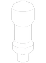 9931560 - Engine Compartment Lining/Air Intake: Ball Pin for Mercedes-Benz Image