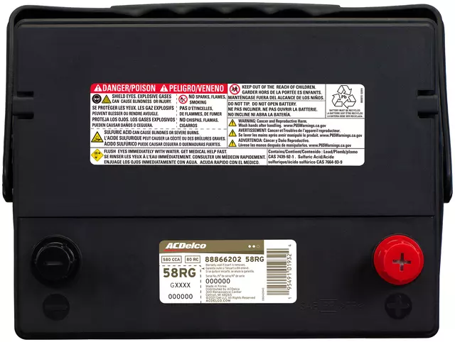 58RG - : Vehicle Battery for ACDelco Image