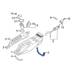 KB3Z9054E - Air &amp; Fuel Delivery: Fuel Tank Strap for Ford Image
