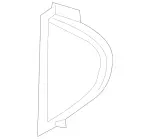 20568012078R73 - : Cover, Instrument Panel for Mercedes-Benz Image