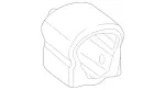 2052405100 - : Trans Mount for Mercedes-Benz Image