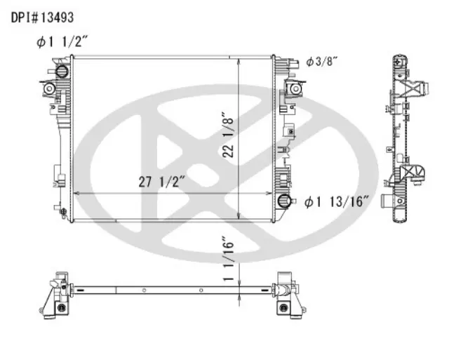 A13493 - Cooling Systems: Koyorad Radiator for Koyo Image