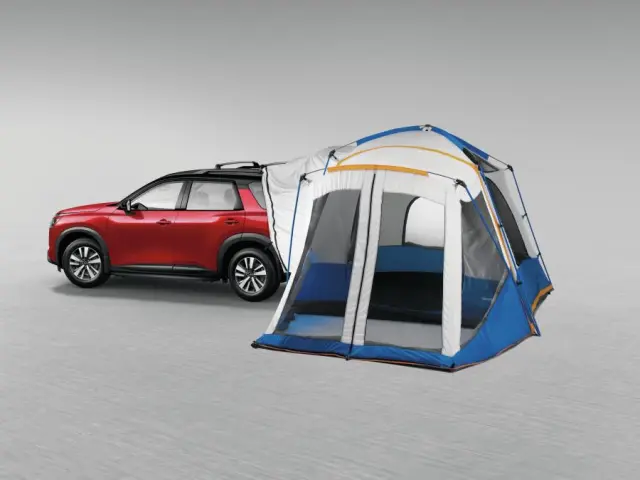 999T7XY100 - Exterior: Hatch Tent (10' x 10') for Nissan: Altima, ARIYA, Armada, Murano, NV3500, Pathfinder, Qashqai, Quest, Rogue, Rogue Sport, Xterra Image
