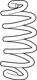 550205VS0B - : Coil Spring for INFINITI: QX50 Image
