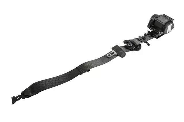Jet Black Passenger Seat Belt with Retractor and Pre-Tensioner - GM (19332644)
