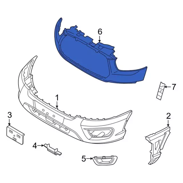 Bumper Cover - Ford (SK4Z17D957CAPTM)