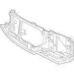 2C5Z8A284AA - Body: Front Panel for Lincoln: Aviator Image