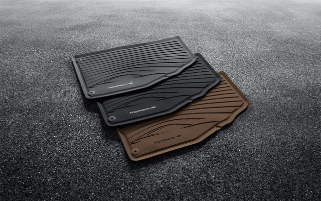 9920448001E0 - Unclassified: All-Weather Floor Mats - Black for Porsche: 911 Image
