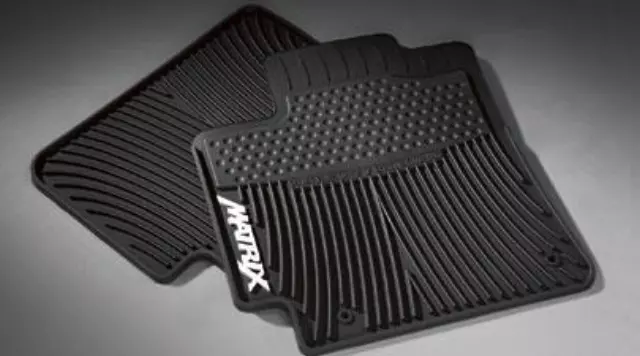 PT9081201W02 - : 2009-2011 Toyota Matrix - 2PC All Weather Mats Black MTRX4 for Toyota: Matrix Image