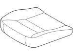 AE5Z5462901DA - Body: Seat Cover for Ford: Fusion Image