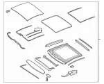 22278034001C34 - Body: Panoramic Assembly for Mercedes-Benz: S 550, S 63 AMG&amp;reg; Image image