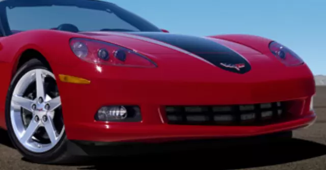 17802432 - Exterior: Stripe Package, Silver With Black Accent for Chevrolet: Corvette Image