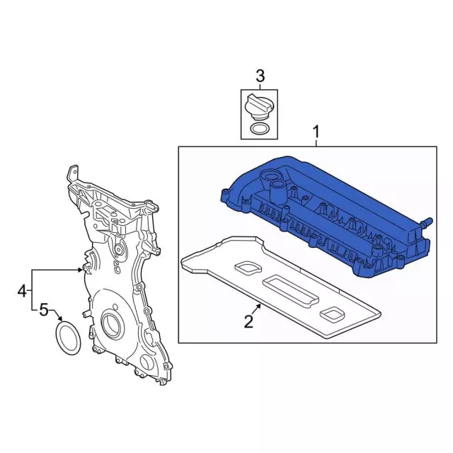 LX6Z6582C - : Valve Cover for Ford: Escape, Maverick | Lincoln: Corsair Image