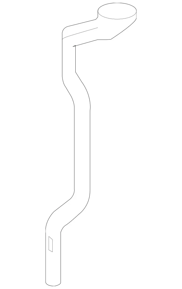 2218320390 - Heating and Ventilation: Drain Pipe for Mercedes-Benz: 250, 300S, CL550, CL600, CL63 AMG, CL65 AMG, S350, S400, S500, S550, S600, S63 AMG Image image