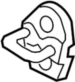 80570AA300 - Body: Striker for INFINITI: M35, M45 Image