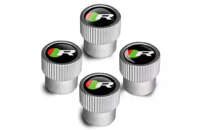C2D54162 - Wheels: Styled Valve Caps - R-Type Logo for Jaguar: F-Type, I-Pace, XF Image