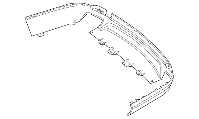 1668858225 - Detachable Parts: Trim, Bumper for Mercedes-Benz: GL350, GL450, GL550, GL63 AMG, GLS350d, GLS450, GLS550, GLS63 AMG Image image