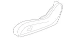 20591919007H52 - Body: Recline Cover for Mercedes-Benz Image