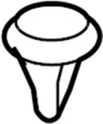 155305153 - Body: Door Trim Panel Clip for Infiniti Image